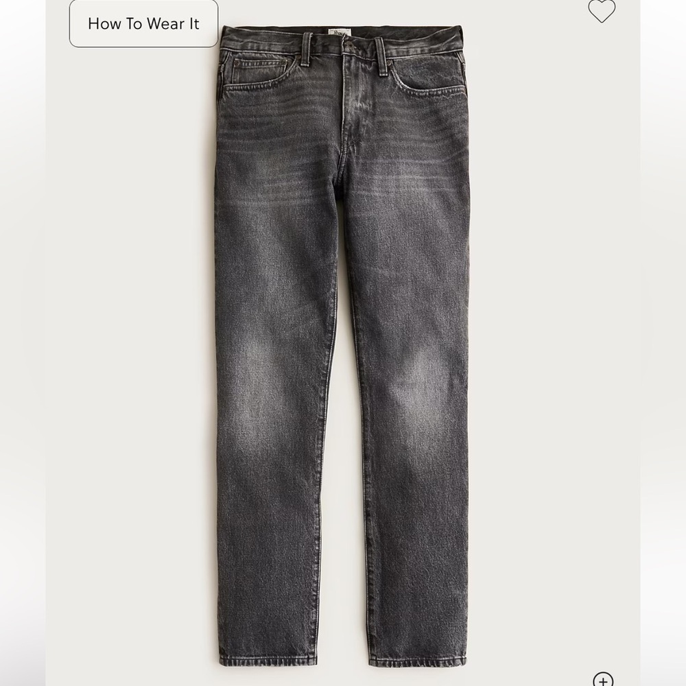J crew 770™ Straight-fit jean in faded black wash
